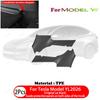 For Tesla Model YL 2026 TPE Front Rear Door Sill Protector Threshold Strip Waterproof Anti-kick Guard Panel Interior Accessories
