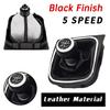 High-quality 5/6 Speed Car Accessories Gear Shift Knob Leather Manual Stick HandBall For VW Golf 5/6 MK5 MK6 Scirocco(2009)
