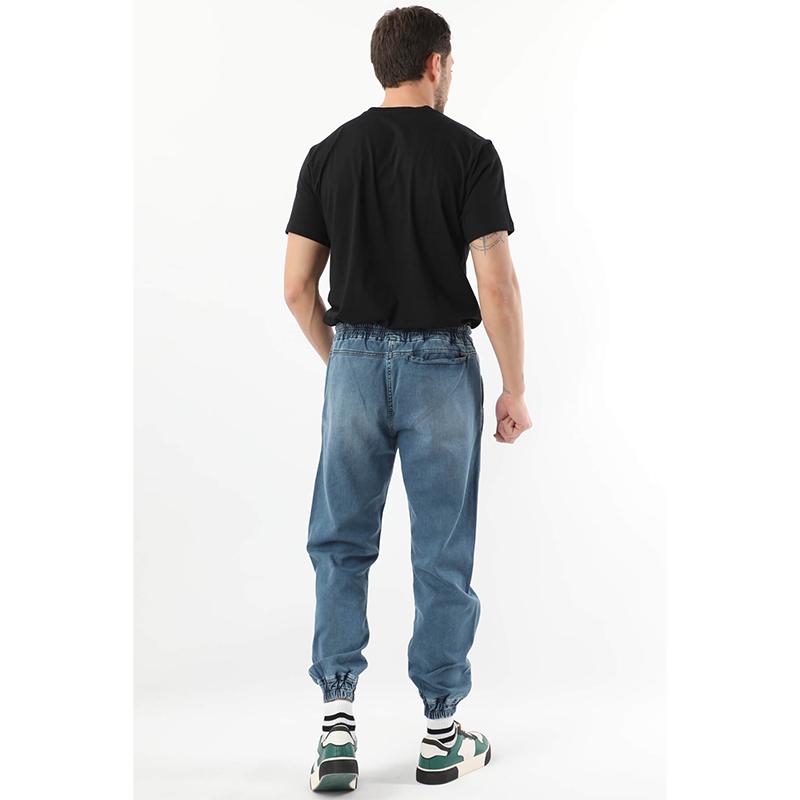 Men's Elastic Waist Jogger Pants Blue