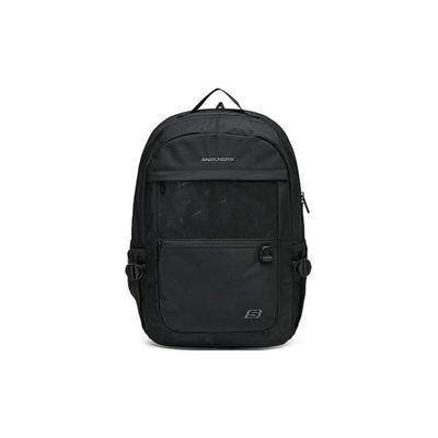 Casual Versatile Zipper Closure Fabric Backpack Large Unisex Backpacks Carbon-Black L124U071-0018