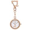 Fieldwork Women's Analog Pocket Watch with Keychain, Cat Design, Coffee Brown and Beige, Catomi JN030-4