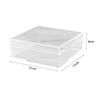 Plastic Storage Box Portable Durable Transparent Small Items Case Square Jewelry Beads Container Power Tools Holder