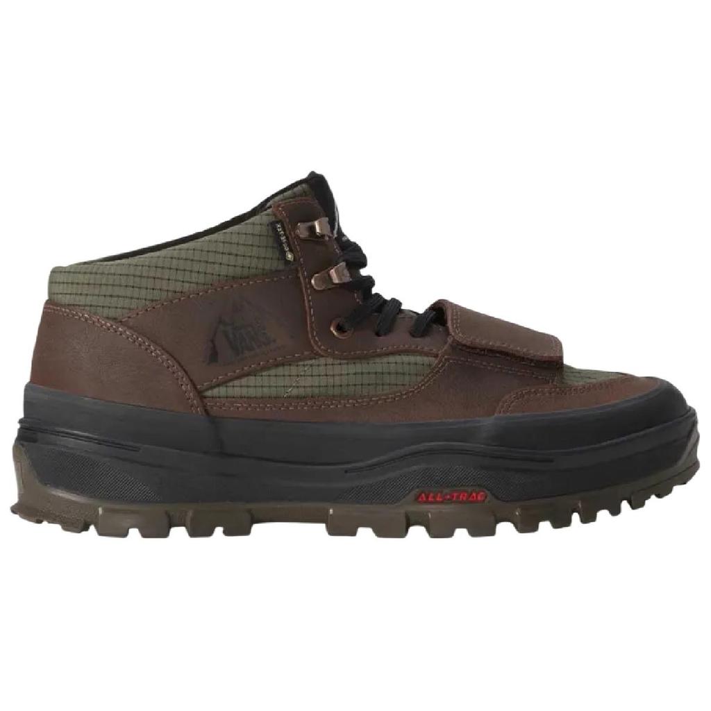 Vans Mountain GORE-TEX Comfortable Waterproof Breathable Supportive Warm Mid-Top Lifestyle Casual Shoes Unisex Sneakers Brown Green VN000DAYF87