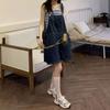 Women Jumpsuit Summer Casual Sleeveless Female Pocket Suspenders Short Denim Pants Playsuits Overalls