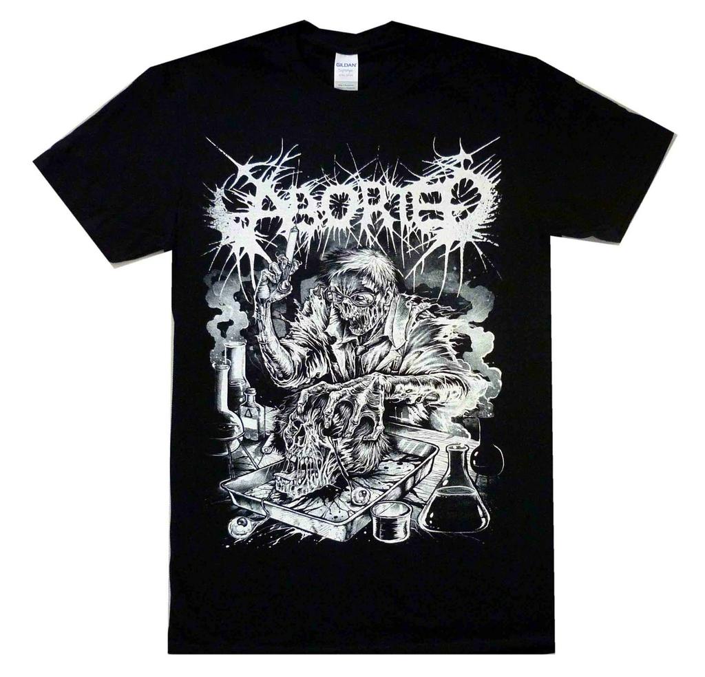 Aborted Mad Scientist Aust Tour Shirt S-XXL Official Tshirt Death Metal T-Shirt