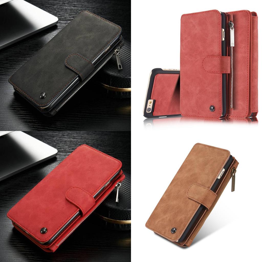 Leather Wallet Phone Case For Iphone 5s With Antifall Protection And Chain Loop