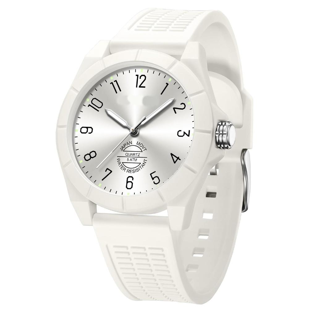 

Watch Men s Analog Women s Large Screen Waterproof Sports Arm Clock Stylish Easy to See Time Outdoor Commuting School