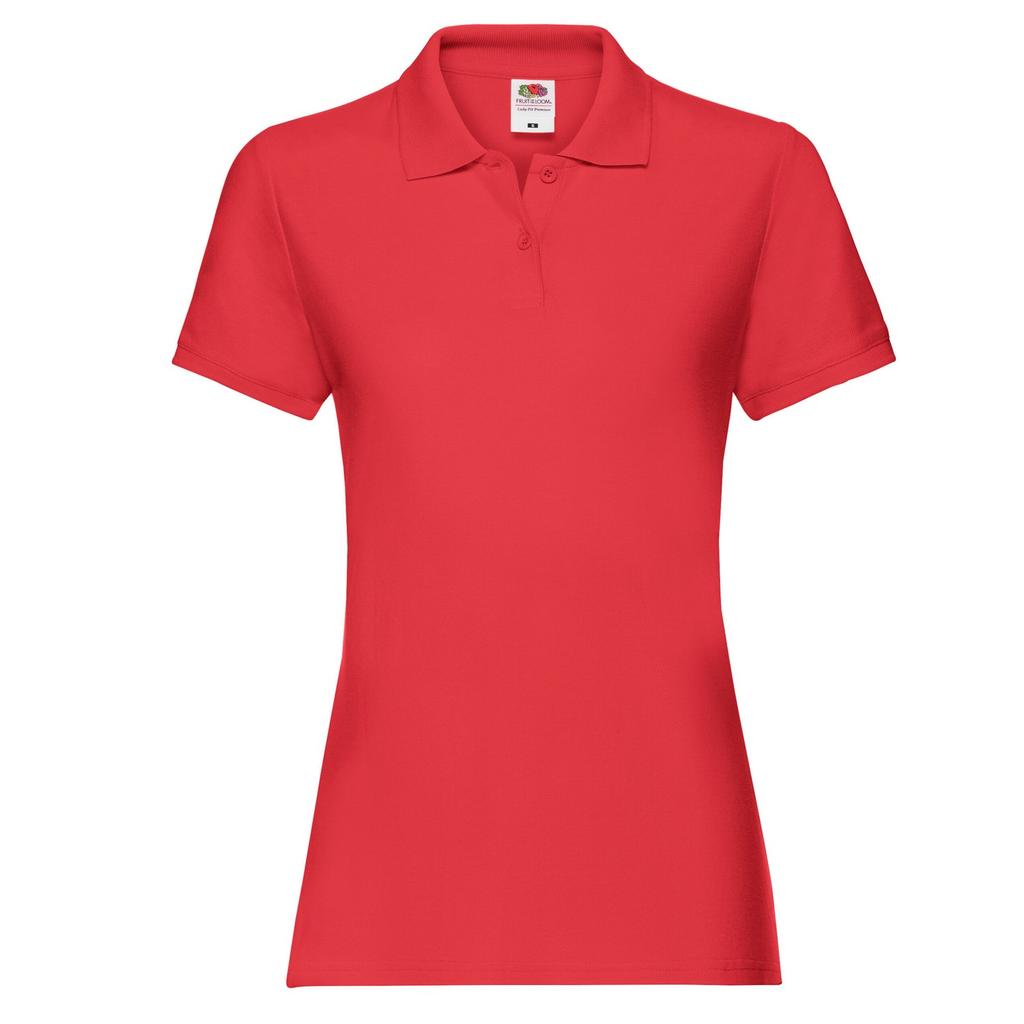 Fruit of the Loom Womens/Ladies Premium Plain Polo Shirt