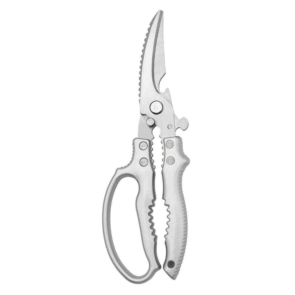 Steel Chicken Bone Shear Sharp BBQ Scissor Multifunctional Kitchen Scissor  Ramen