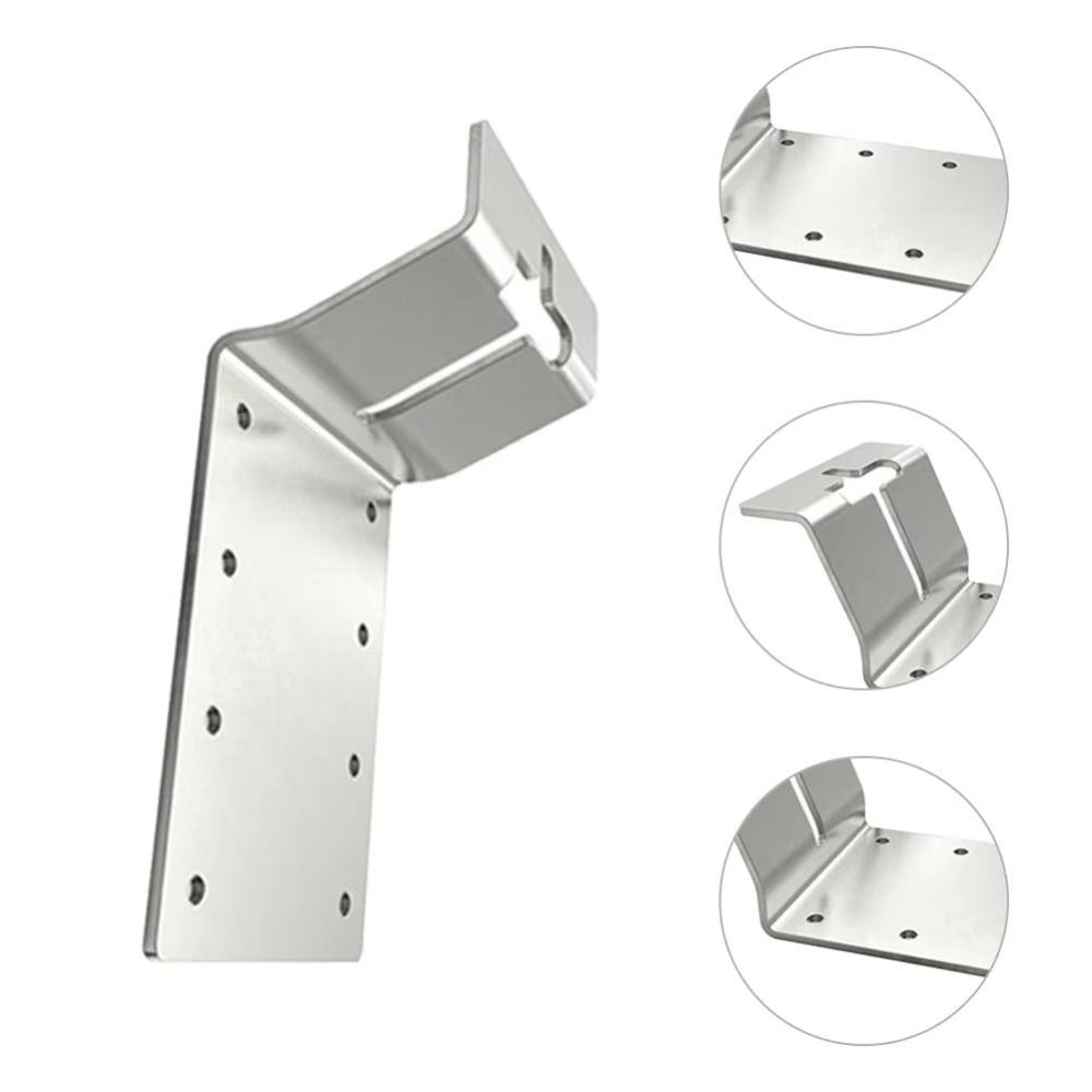 Iron 3 Inch T-Post Mounting Bracket Sturdy T-shaped Post Brackets  Mailbox Signs Installation