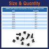 200PCS  6*6 Tact Push Button Switch TV Toys Home Use Button 6x6x4.3/5/6/7/8/9/10/12/14/16MM DIP Switch Tactile Push Button Kit