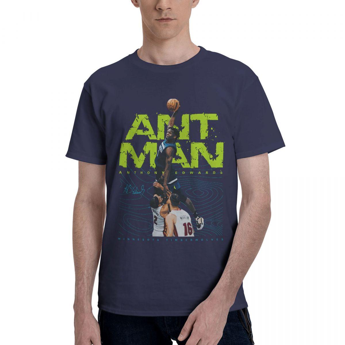 

Anthony Edwards Basketball 100 Cotton Casual Breathable Confortable Kawaii Mens TShirts Mens Gifts 4XL