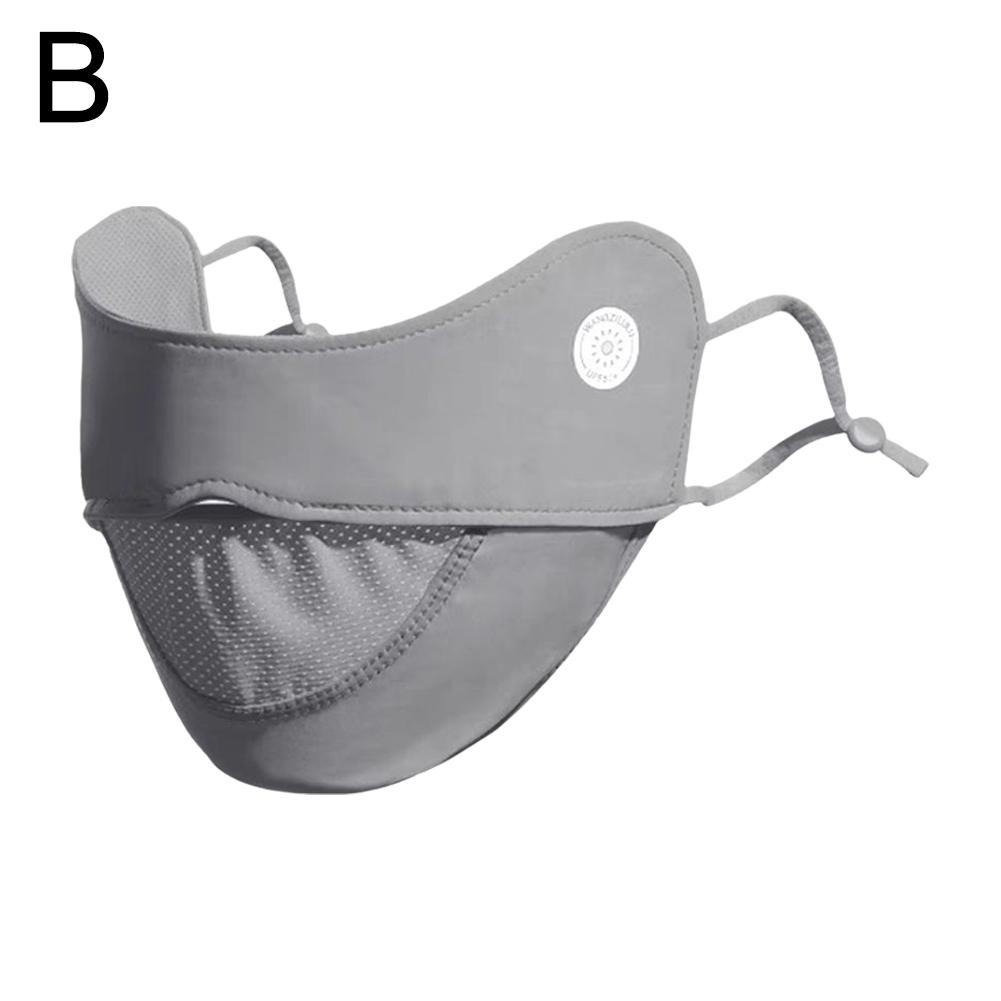 

Cycling Ice Silk Face Mask Anti-UV Sun Protection Summer Unisex Adjustable Breathable Bandana Hunting Running Sport Mask Scarf One Size