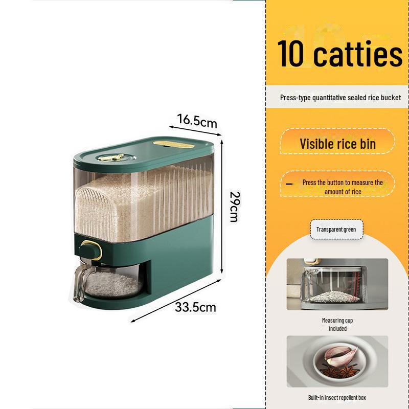 Moisture-Proof, Insect-Proof Rice Storage Box - Sealed, Food-Grade Container for Household Use