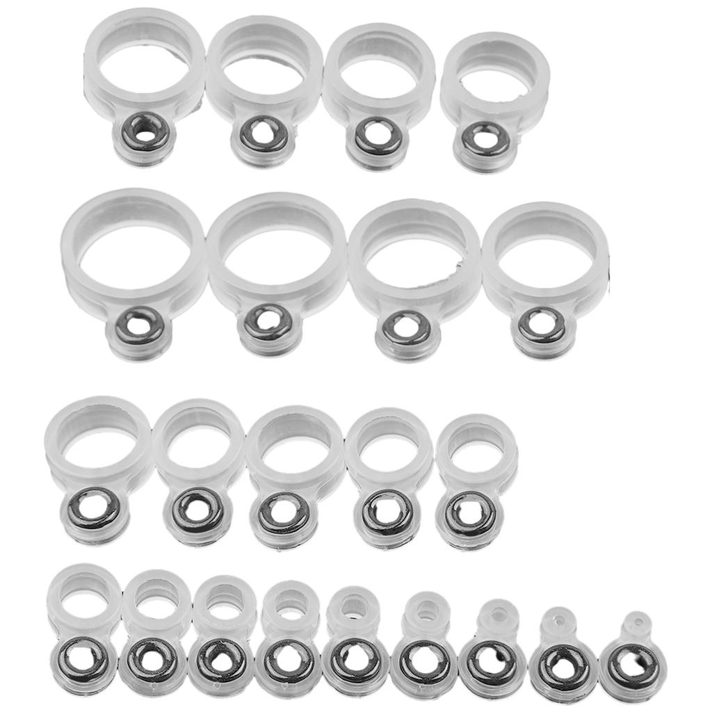 Convenient Fishing Rod Guide Wire Ceramic Ring Tip Repair Kit for Anglers