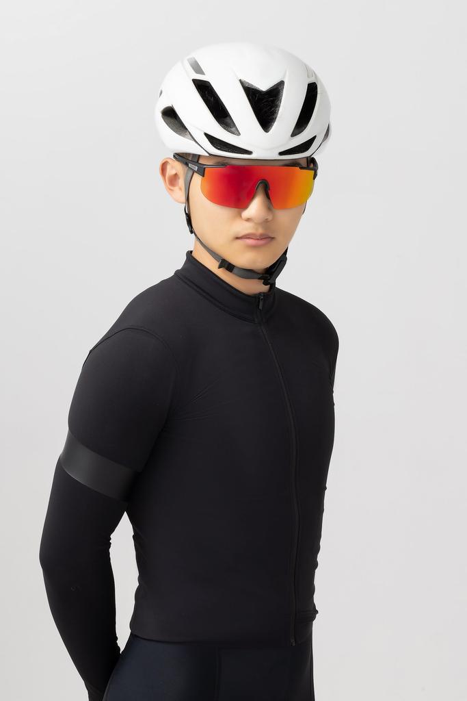 KAKU SP4 SP Interchangeable Lenses Mirror Lens Clear Photochromic [ALTALIST] (Kaku Four) (Black Frame/Red & Lens)