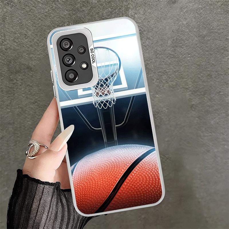 Basketball Basket Sports Soft Phone Case for Samsung A17 A16 A15 A14 A13 A57 A56 A55 A54 A53 A37 A36 A35 A34 A33 A26 A25 A24 A23