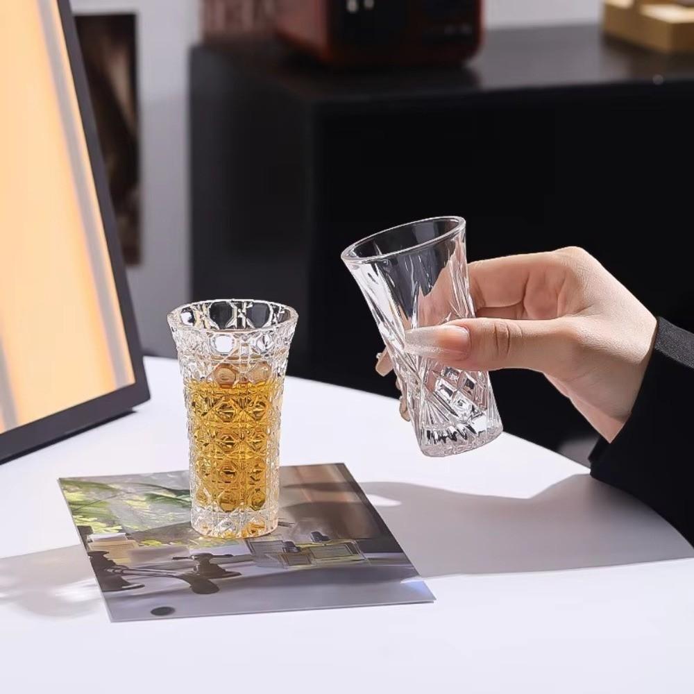 Clear Small Wine Glasses 65ml Crystal Glassware  For Home Bar Kitchen Restaurant