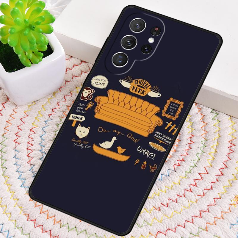 FRIENDS FUNNY TV SHOW PHOEBE SMELLY CAT Phone Case for Samsung Galaxy note 10 pro S26 Ultra S23 S24 FE S25 S21 S22 PLUS Cover