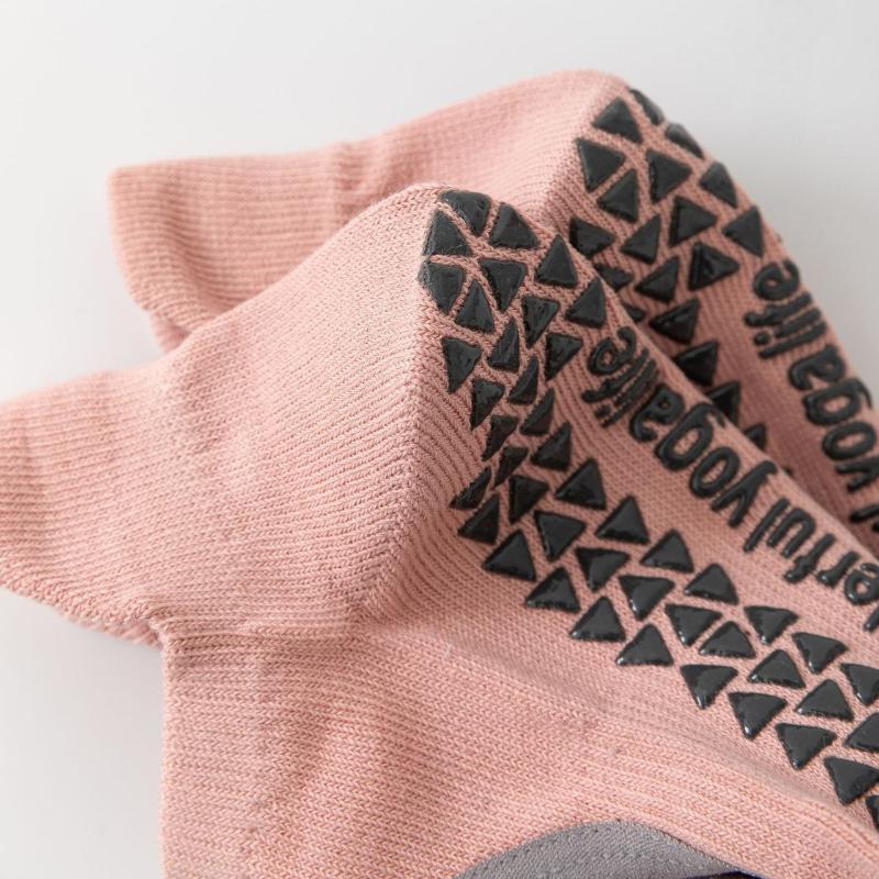 Dámské ponožky na jógu Pilates Sportovní a fitness ponožky Protiskluzové protiskluzové podlahové ponožky