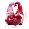 Resin Material Love Gnomes Love Hearts Table Decor Resin Gnomes Figurine  Christmas Decoration