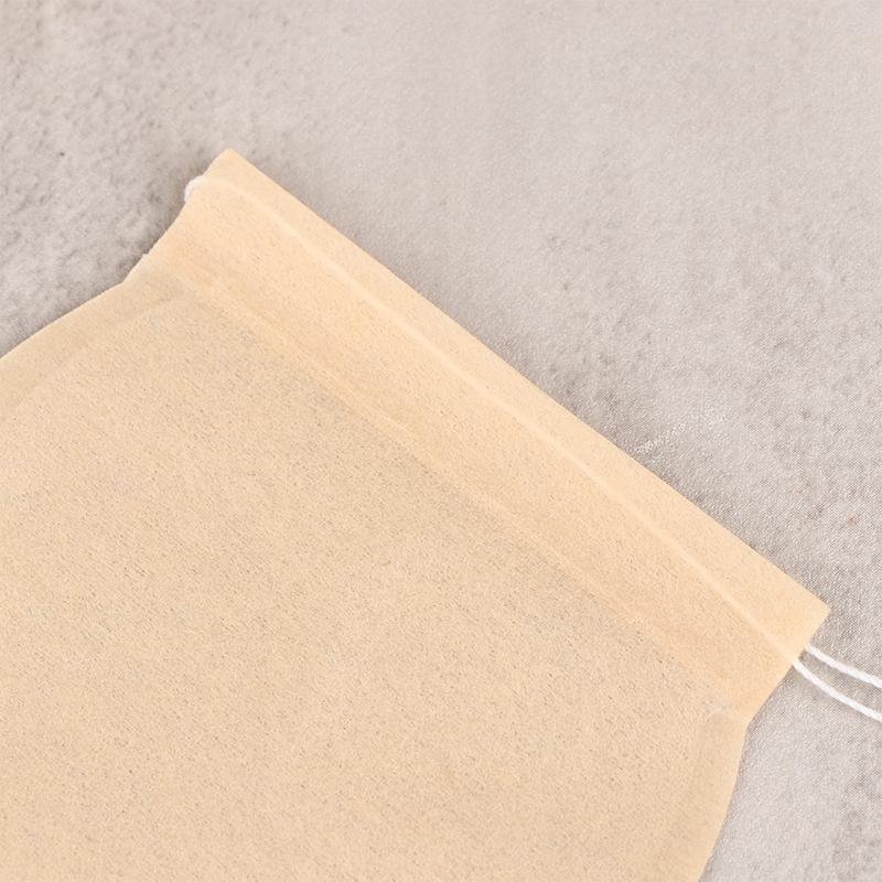 50Pcs Teabags Biodegradable Paper Drawstring Eco-Friendly Filter Tea Drip Bags