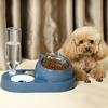 4 In 1 Cat Bowl Set Ceramic Dog Food Bowl Non Spill Pet Feeder Elevated Stand Plastic Pet Supplies