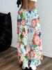 Women's Floral Wide-leg Pants, Butterfly Flower Printing, Casual and Comfortable Loose Version