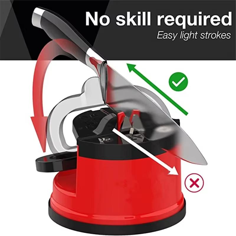 Knife Sharpener Sharpening Tool Easy And Safe To Sharpens Kitchen Chef Knives Damascus Knives Sharpener Suction