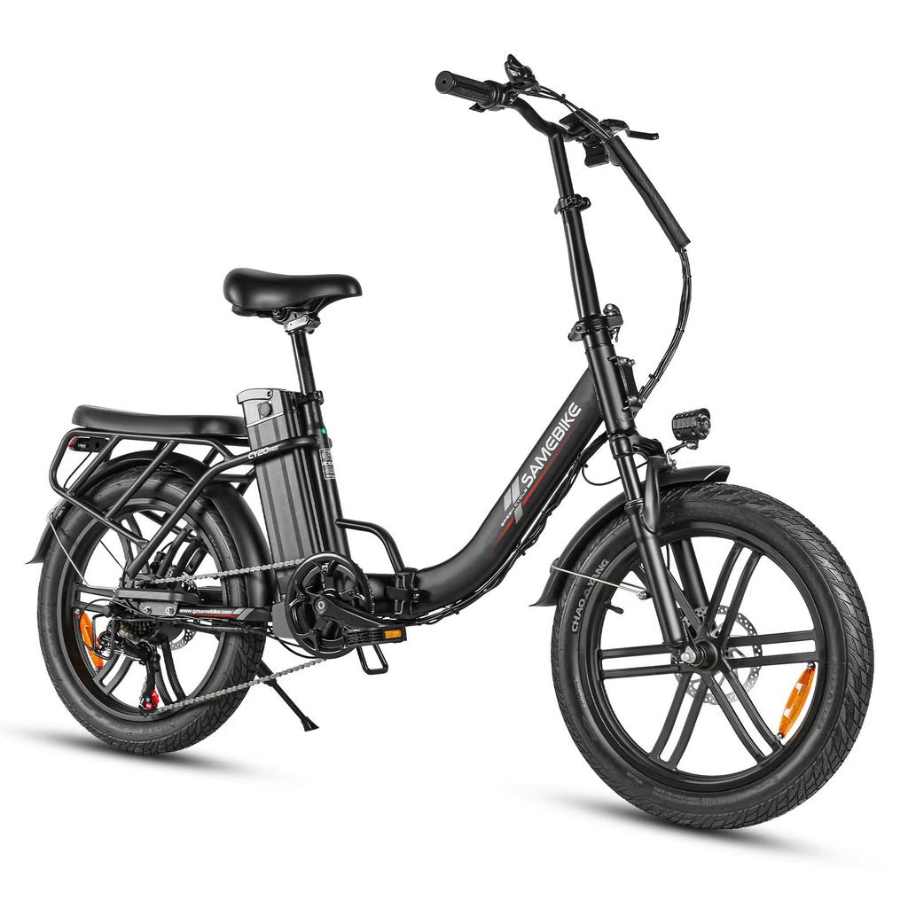 2026 Samebike New CY20Pro 36V500W Brushless Motor 13Ah Detachable Battery Electric Bicycle Dual Disc Brake 3.0 Tire Electric Bicycle