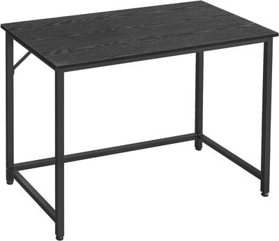 Desk, Small Computer Desk, Office Desk, Study Desk, Bedroom, 50 X 100 X 75 Cm, Industrial Design, Metal Frame, Black
