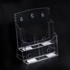 2/3/4 Layers Clear Flyers Display Stand A4/A5/A6 Desktop Document Rack  Pamphlet