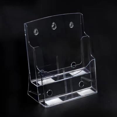 A4/A5/A6 Clear Flyers Display Stand 2/3/4 Layers Hanging Hole Brochure Holder Wall Mount Reusable Desktop Document Rack