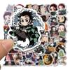 50 Japanese Anime Ghost Blade Graffiti Sticker Suitcase Laptop Guitar Waterproof Stickers