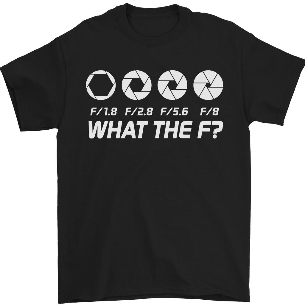 Photography What the F Stop Photographer Mens T-Shirt 100% Cotton