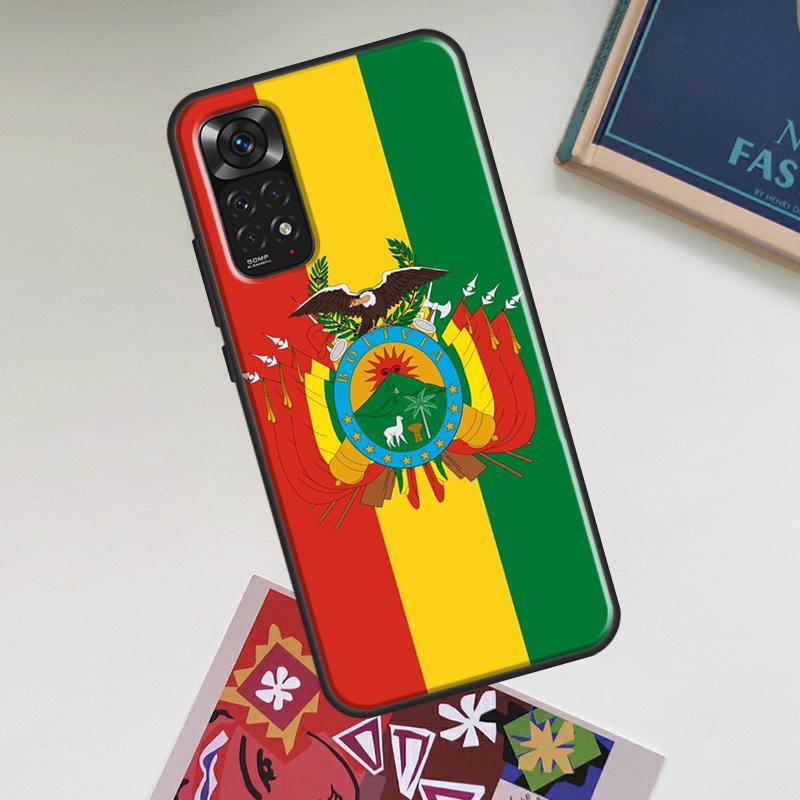 Bolivia Flag Art Case For Xiaomi Redmi Note 12 Pro Plus 8 9 10 11 Pro 8T 9S 10S 11S 12S 9C 10A 10C 12C Cover