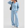 IHUASU Women's Fashion Casual Long Sleeve V Neck Pants Suits