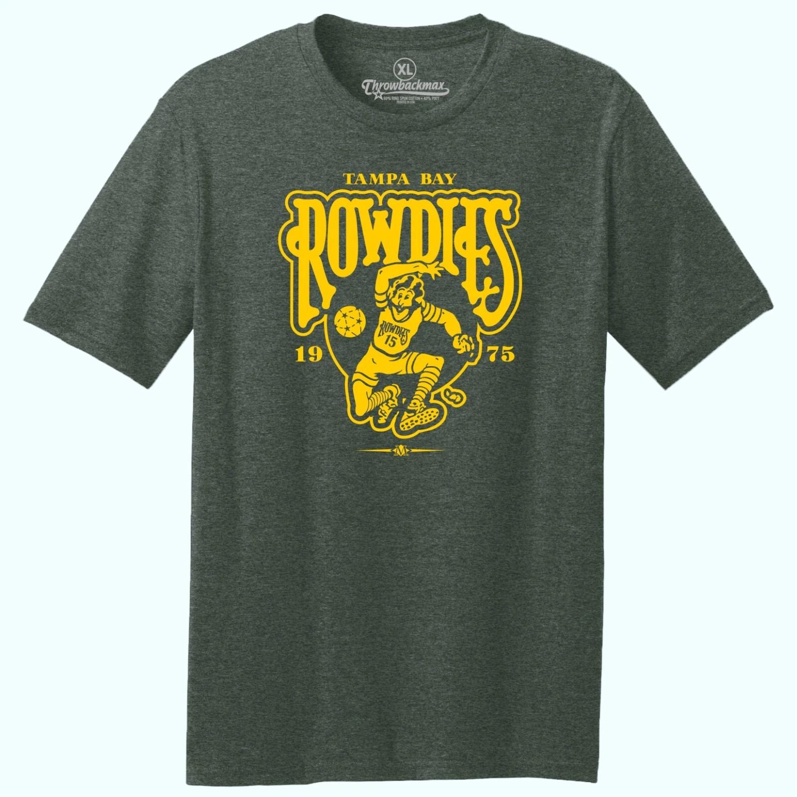 Tampa Bay Rowdies 1975 Logo NASL Soccer TRI-BLEND Tee Shirt 2XL