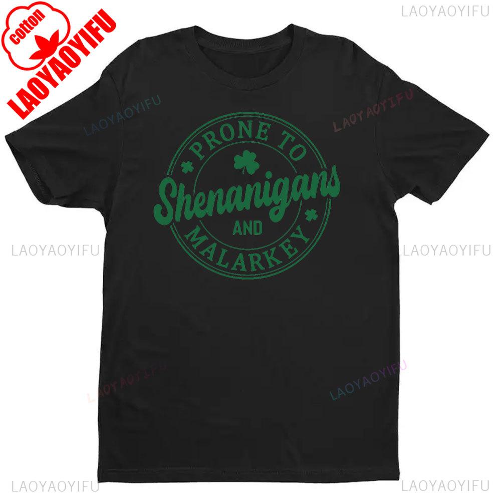 Womens St Patricks Day Shirts Let The Shenanigans Begin Shirt Lucky T Shirt graphic t shirts