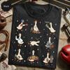 Funny Boxing Ducks Cartoon Fighter Humor Graphic T shirt