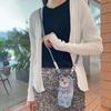 Cartoon Cute Bear Compatible with Apple 16 Crossbody Phone Case iPhone 15 Pro Max Stand 14 Lanyard 12 Glitter