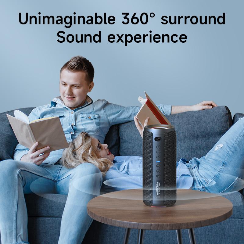 Zealot-S51Pro Altoparlante Bluetooth ad Alta Potenza 40W Altoparlante Bluetooth Stereo 3D con Bassi Altoparlante Bluetooth Portatile IPX5 Impermeabile Adatto TWS Boom Box