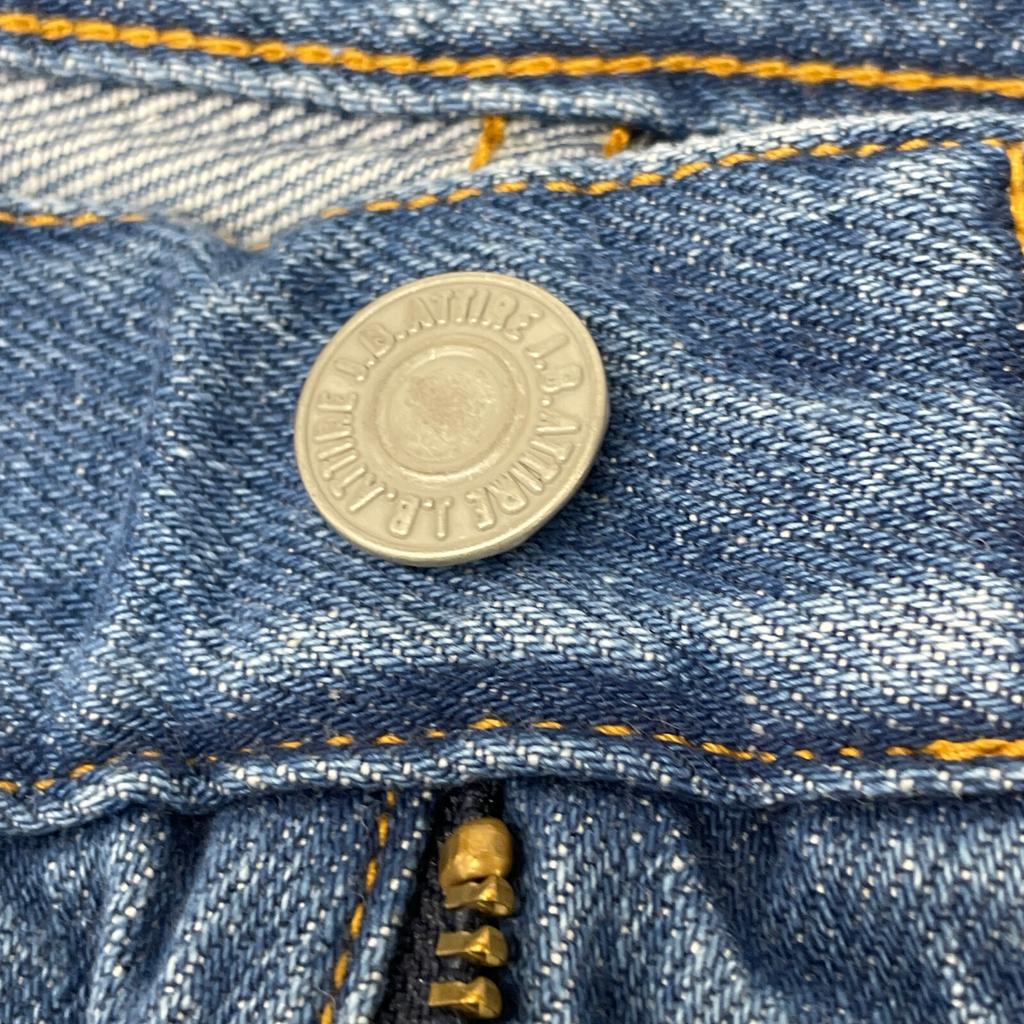 J.B.ATTIRE JBS-2404 FADED Indigo Chambry Denim Bottoms 3 Indigo blueUsed