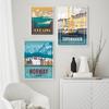 Travel Scenery Canvas Paintings Vintage Spain Denmark Moscow Norway Picture Landscape Wall Art Poster For Living Room Home Decor