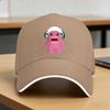 Pink Domo Kun With Headphones Baseball Cap  Hunting Camping Hot Sale Hip Hop Hats Women Unisex Yk Cute Design Baseball Caps