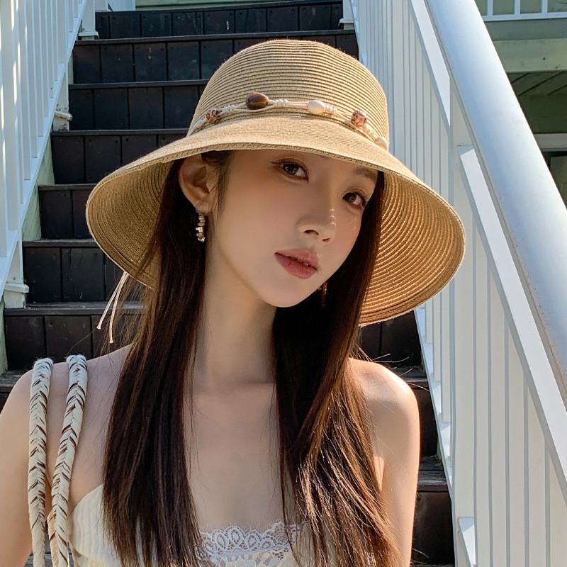 Straw Hat With Wide Brim For Sun Protection And Breathability Perfect For Summer And Vacation