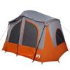Vidaxl Tenda da Campeggio, 5 Persone, Grigio-Arancione, Impermeabile