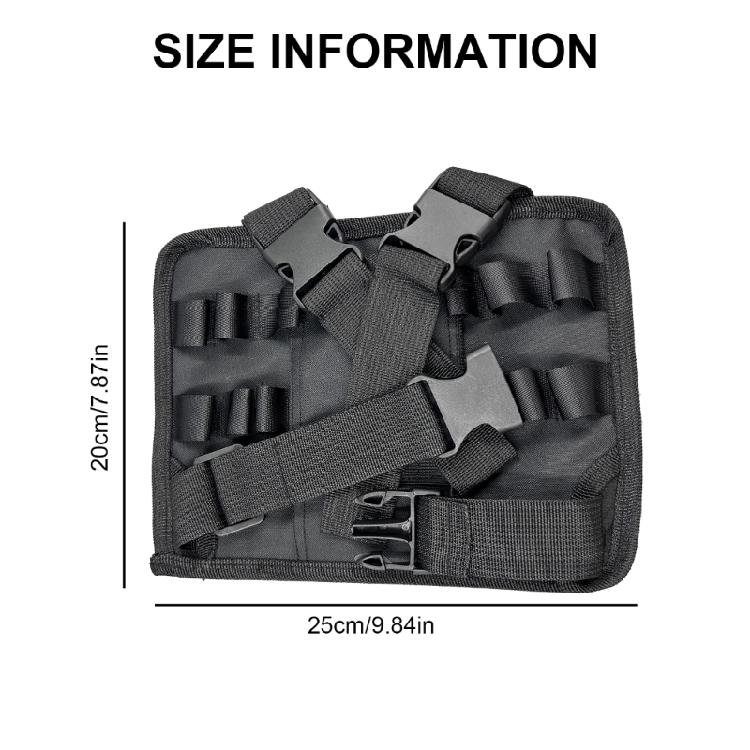 Tool Pouch Tool Organizer Bag Electrician Organizer Pouch Waist Bag Tool Bag with Belt Clip with Pockets Adjustable