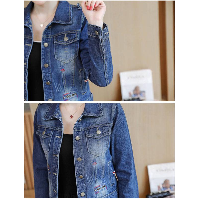 Buy Denim Jacket Women Basical Coat 