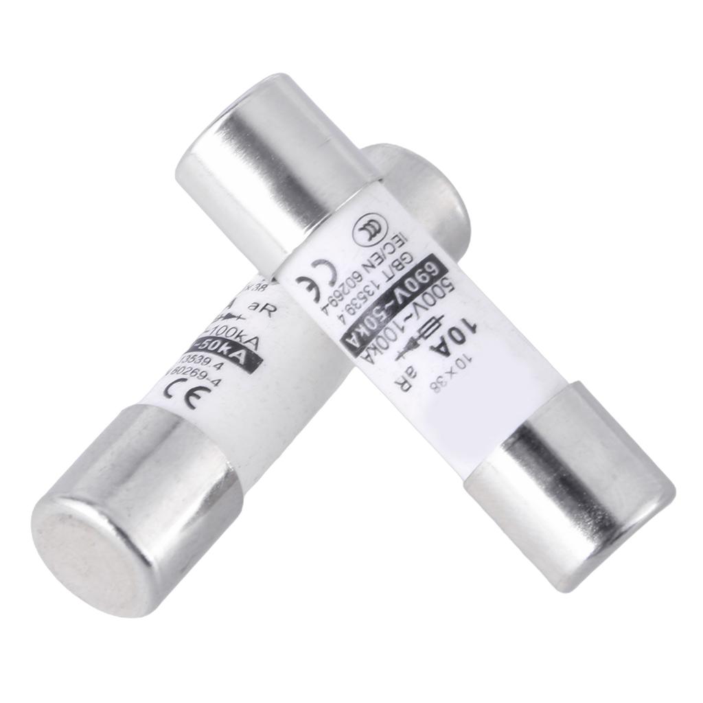 Pack Of 5 Ceramic Tube Fuses Set Fast Acting Cylinder Fuses Set Quick Blow Ceramic Fuses Set for Electrical Protections